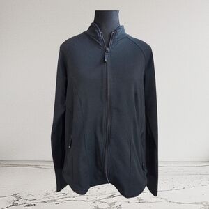 Danskin Womans Black Yoga Jacket Size L